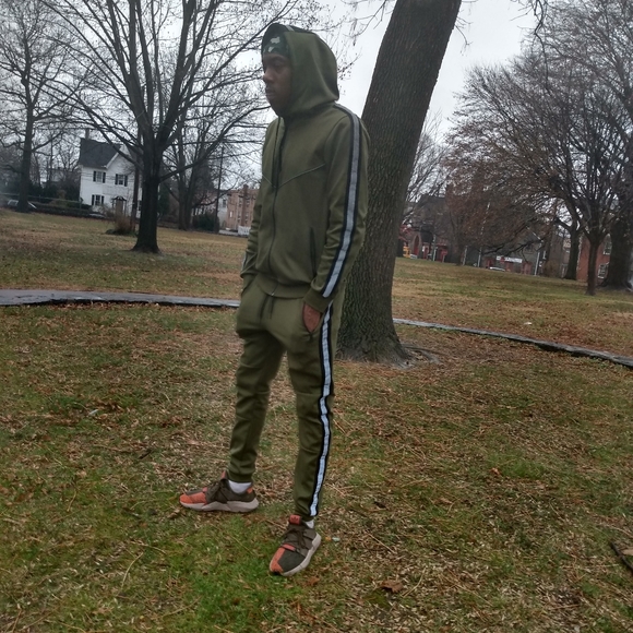 Olive Green Tracksuit - Picture 6 of 8
